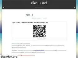Sites similar to riina-k.net
