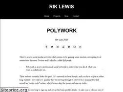 Sites similar to riklewis.com