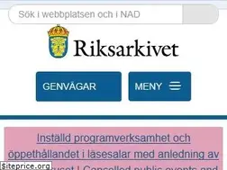 Sites similar to riksarkivet.se