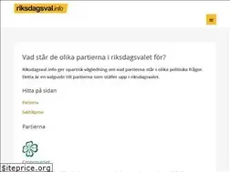 Sites similar to riksdagsval.info
