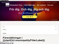 Sites similar to riksteatern.se