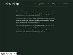 Sites similar to rileynwong.com