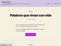Sites similar to rimasyversos.com