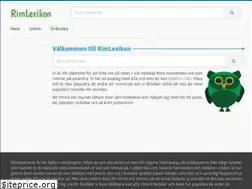 Sites similar to rimlexikon.se