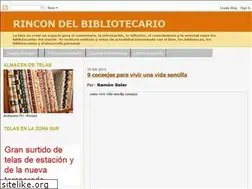 Sites similar to rincondelbibliotecario.blogspot.com