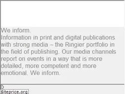 Sites similar to ringier.com