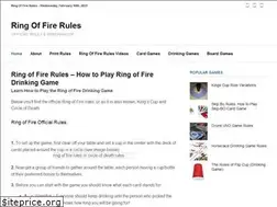 Sites similar to ringoffirerules.com