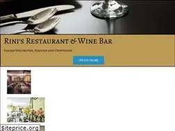 Sites similar to rinisristorante.com