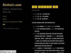 Sites similar to rinthel.github.io