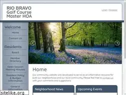 Sites similar to riobravogolfhoa.com