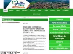 Sites similar to riograndedaserra.sp.gov.br