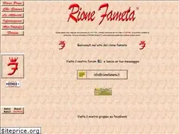 Sites similar to rionefameta.it