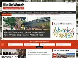 Sites similar to rioonwatch.org.br