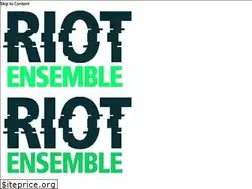 Sites similar to riotensemble.com