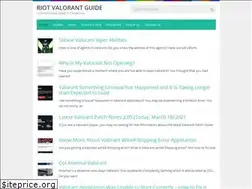Sites similar to riotvalorantguide.com
