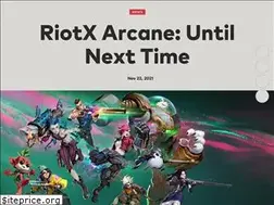 Sites similar to riotxarcane.com