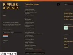 Sites similar to ripplesandmemes.wordpress.com