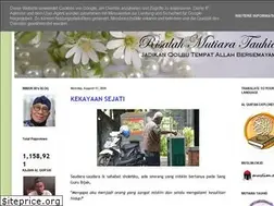 Sites similar to risalahmutiaratauhid.blogspot.com
