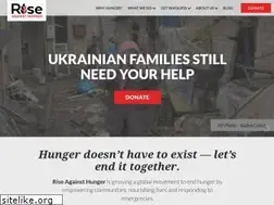 Sites similar to riseagainsthunger.org