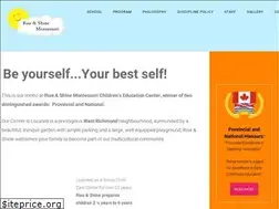 Sites similar to riseandshinemontessori.com