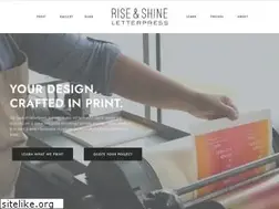 Sites similar to riseandshinepaper.com