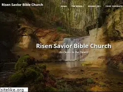 Sites similar to risensaviorbiblechurch.org