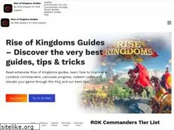 Sites similar to riseofkingdomsguides.com