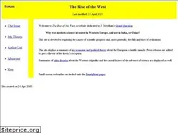 Sites similar to riseofthewest.net