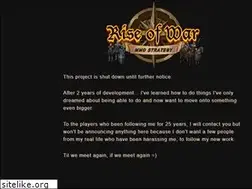 Sites similar to riseofwar.com
