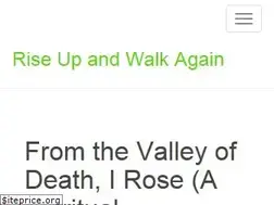 Sites similar to riseupandwalkagain.com