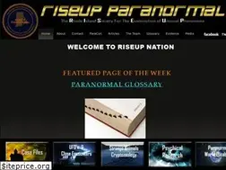 Sites similar to riseupparanormal.com