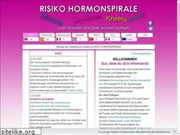 Sites similar to risiko-hormonspirale.de