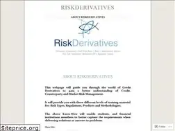 Sites similar to riskderivatives.wordpress.com