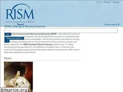 Sites similar to rism.info