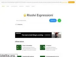 Sites similar to risolviespressioni.it