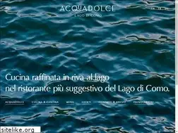 Sites similar to ristoranteacquadolce.it