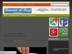 Sites similar to ristorantedelborgo.net