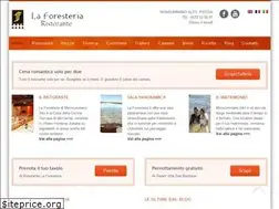 Sites similar to ristorantelaforesteria.it