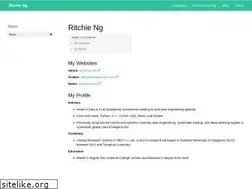 Sites similar to ritchieng.com