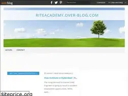 Sites similar to riteacademy.over-blog.com