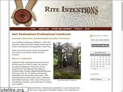Sites similar to riteintentions.com