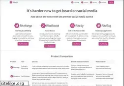 Sites similar to ritekit.com