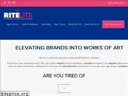 Sites similar to ritelitesigns.com