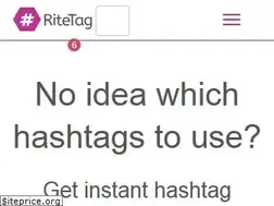 Sites similar to ritetag.com