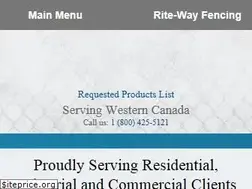 Sites similar to ritewayfencing.com