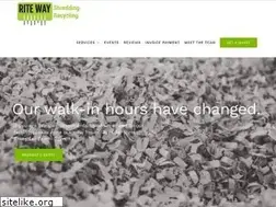 Sites similar to ritewayshredding.com