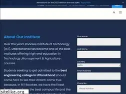 Sites similar to ritroorkee.in