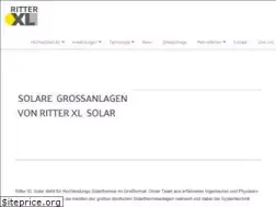 Sites similar to ritter-xl-solar.de