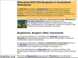Sites similar to ritterabend.de