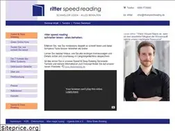 Sites similar to ritterspeedreading.de